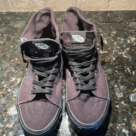 Black High Top Vans size 8 Awaken Desire - Picture 6 of 6